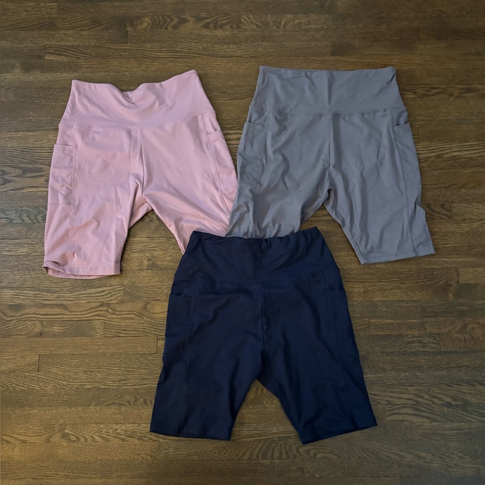 3 Pack Super Stretchy Bike Shorts